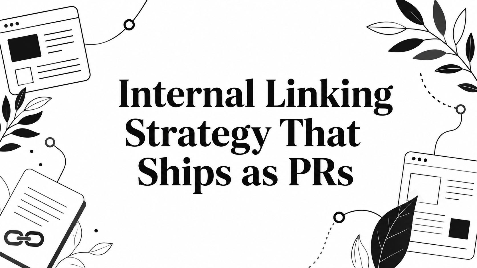 A comparison chart showing how systematic internal linking strategy outperforms manual SEO auditing processes.