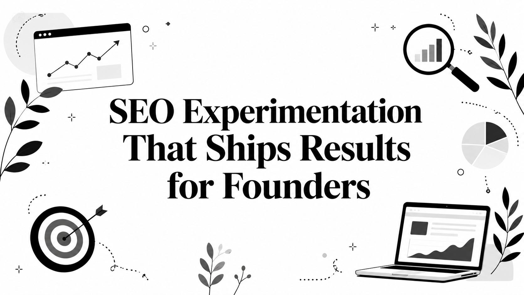 A diagram outlining SEO experimentation frameworks including A/B testing, split URL testing, and multivariate testing strategies.